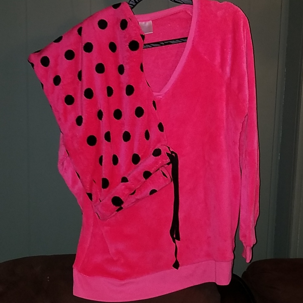 Secret Treasures Fuzzy Pajama set